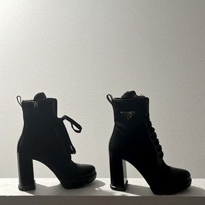 Black new Prada boots/heels
